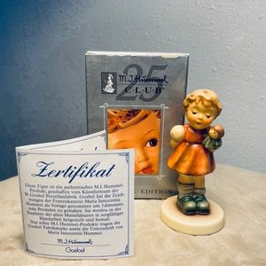 Goebel M.J. Hummel Puppet Princess Vintage Porcelain Figurine